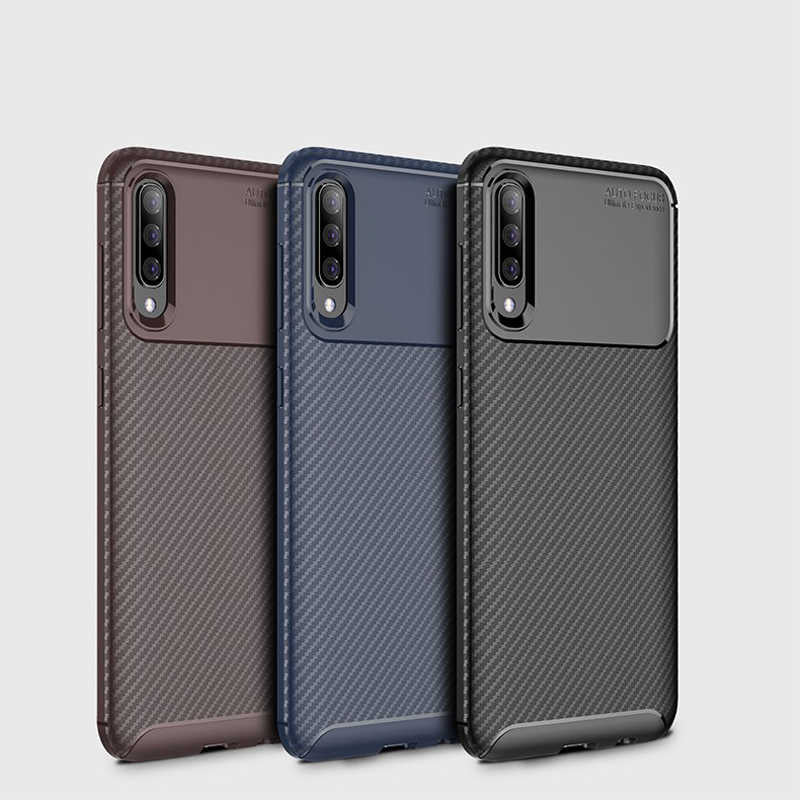 Galaxy A50 Kılıf Zore Negro Silikon Kapak Lacivert