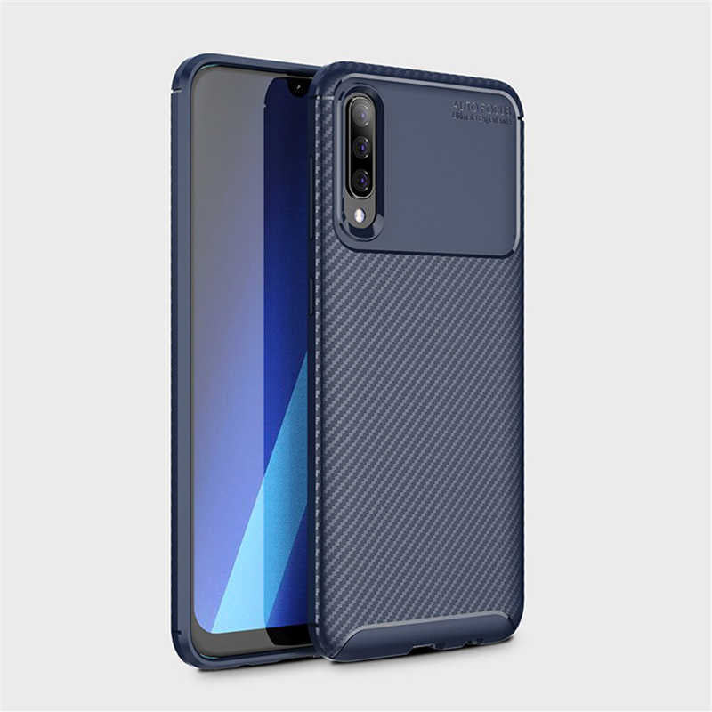 Galaxy A50 Kılıf Zore Negro Silikon Kapak Lacivert