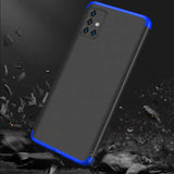 Galaxy A51 Kılıf Zore Ays Kapak Siyah-Kırmızı