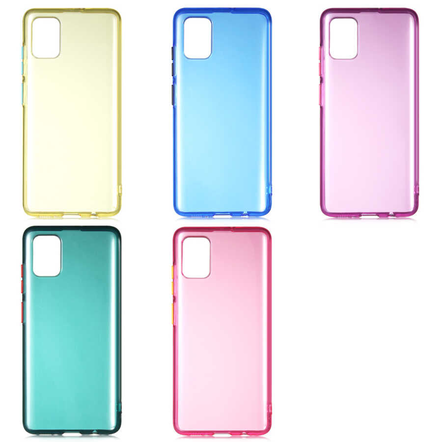 Galaxy A51 Kılıf Zore Bistro Kapak Mor