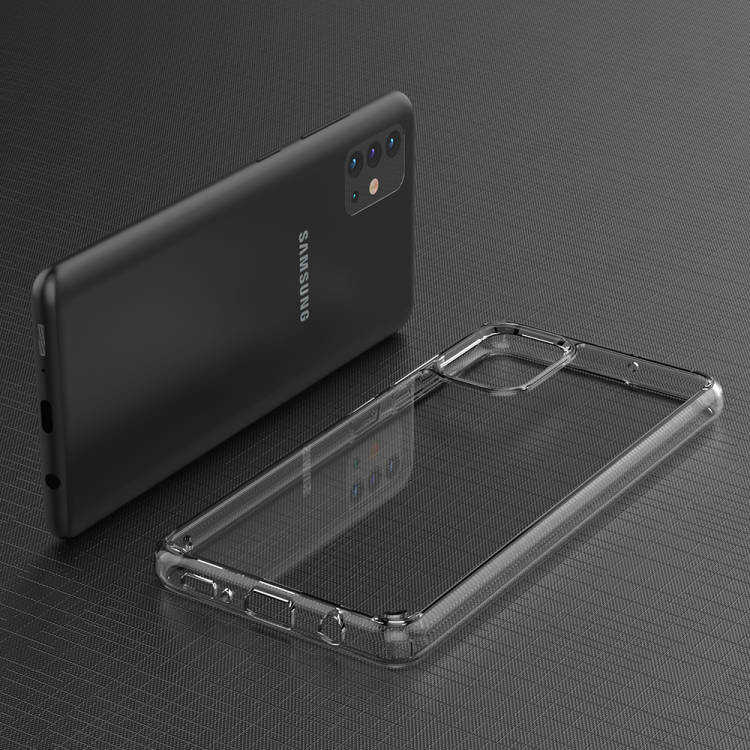 Galaxy A51 Kılıf Zore Coss Kapak Renksiz