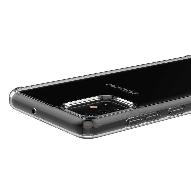 Galaxy A51 Kılıf Zore Coss Kapak Renksiz