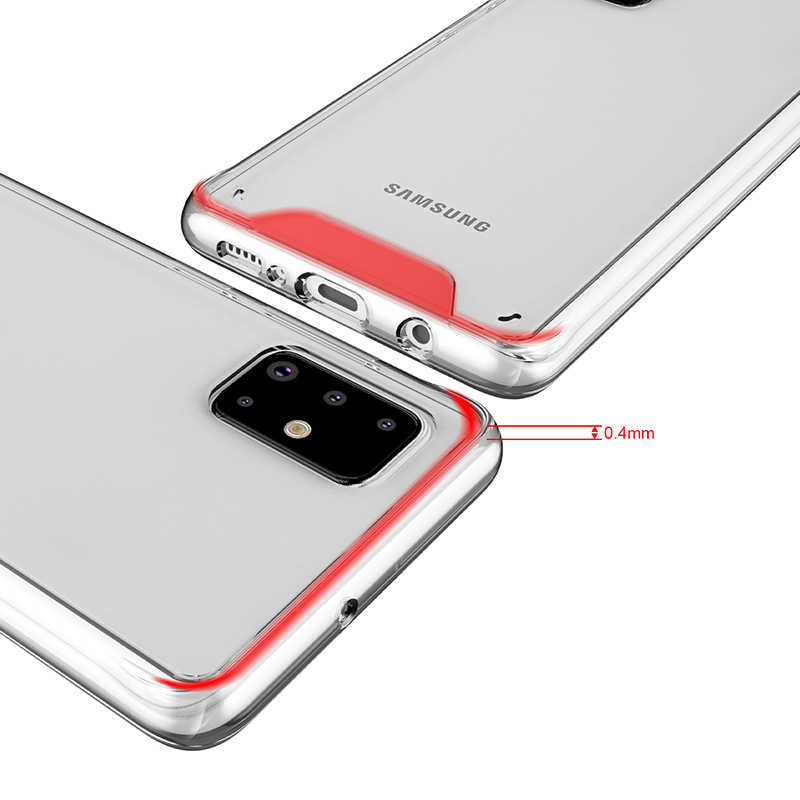 Galaxy A51 Kılıf Zore Gard Silikon Renksiz