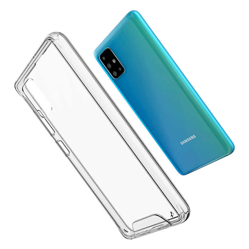 Galaxy A51 Kılıf Zore Gard Silikon Renksiz