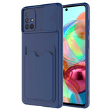 Galaxy A51 Kılıf Zore Kartix Kapak Lacivert
