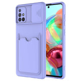 Galaxy A51 Kılıf Zore Kartix Kapak Koyu Yeşil