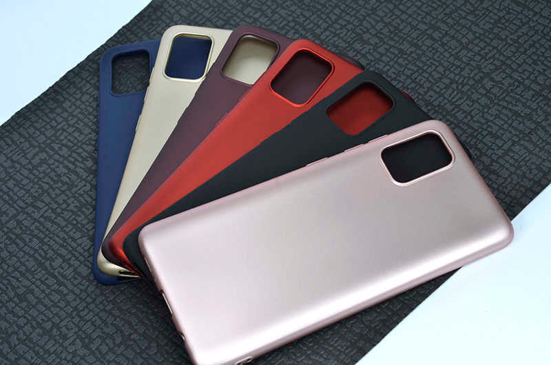 Galaxy A51 Kılıf Zore Premier Silikon Kapak Kırmızı