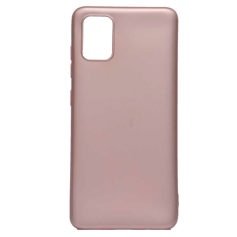 Galaxy A51 Kılıf Zore Premier Silikon Kapak Rose Gold