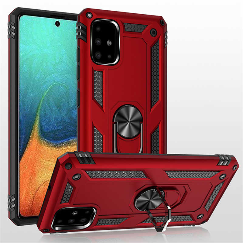 Galaxy A51 Kılıf Zore Vega Kapak Gold