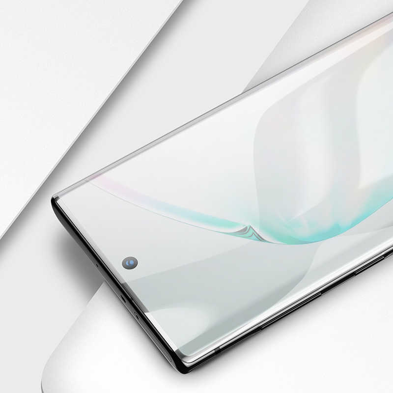 Galaxy A51 Zore Kenarları Kırılmaya Dayanıklı Cam Ekran Koruyucu Siyah