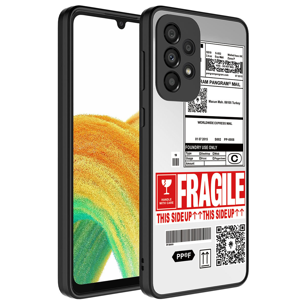 Galaxy A52 Kılıf Aynalı Desenli Kamera Korumalı Parlak Zore Mirror Kapak Fragile