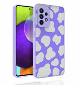 Galaxy A52 Kılıf Desenli Kamera Korumalı Parlak Zore Nora Kapak NO6