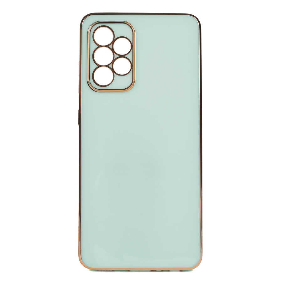 Galaxy A52 Kılıf Zore Bark Kapak Açık Yeşil