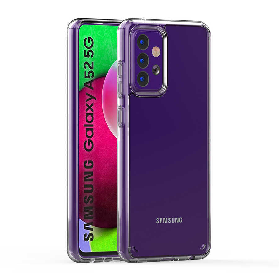 Galaxy A52 Kılıf Zore Coss Kapak Renksiz