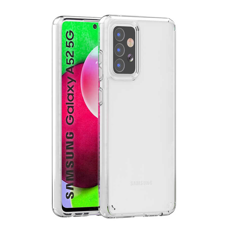 Galaxy A52 Kılıf Zore Coss Kapak Renksiz