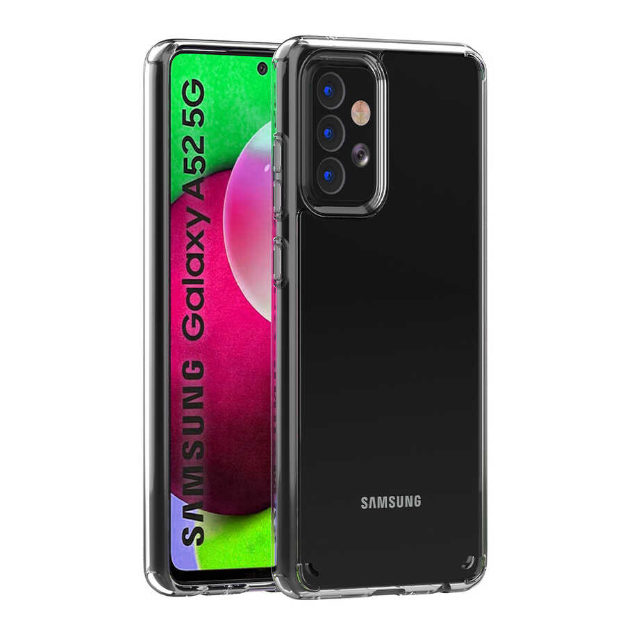Galaxy A52 Kılıf Zore Coss Kapak Renksiz