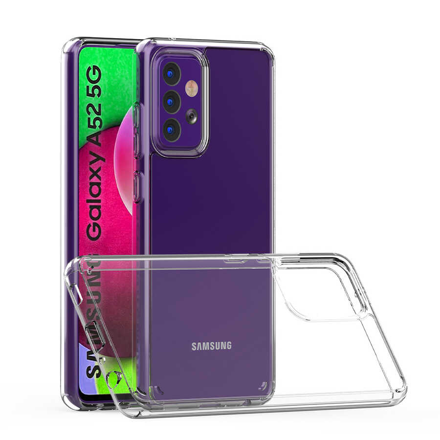 Galaxy A52 Kılıf Zore Coss Kapak Renksiz