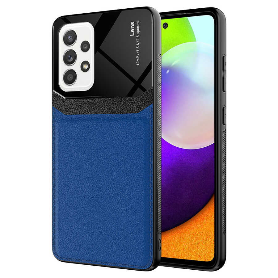 Galaxy A52 Kılıf Zore Emiks Kapak Siyah