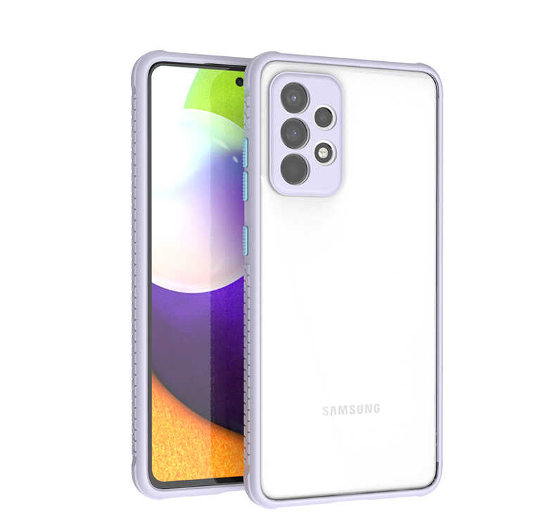Galaxy A52 Kılıf Zore Kaff Kapak Mor