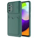 Galaxy A52 Kılıf Zore Kartix Kapak Koyu Mor