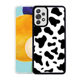 Galaxy A52 Kılıf Zore M-Fit Desenli Kapak Cow No1