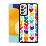 Galaxy A52 Kılıf Zore M-Fit Desenli Kapak Heart No6