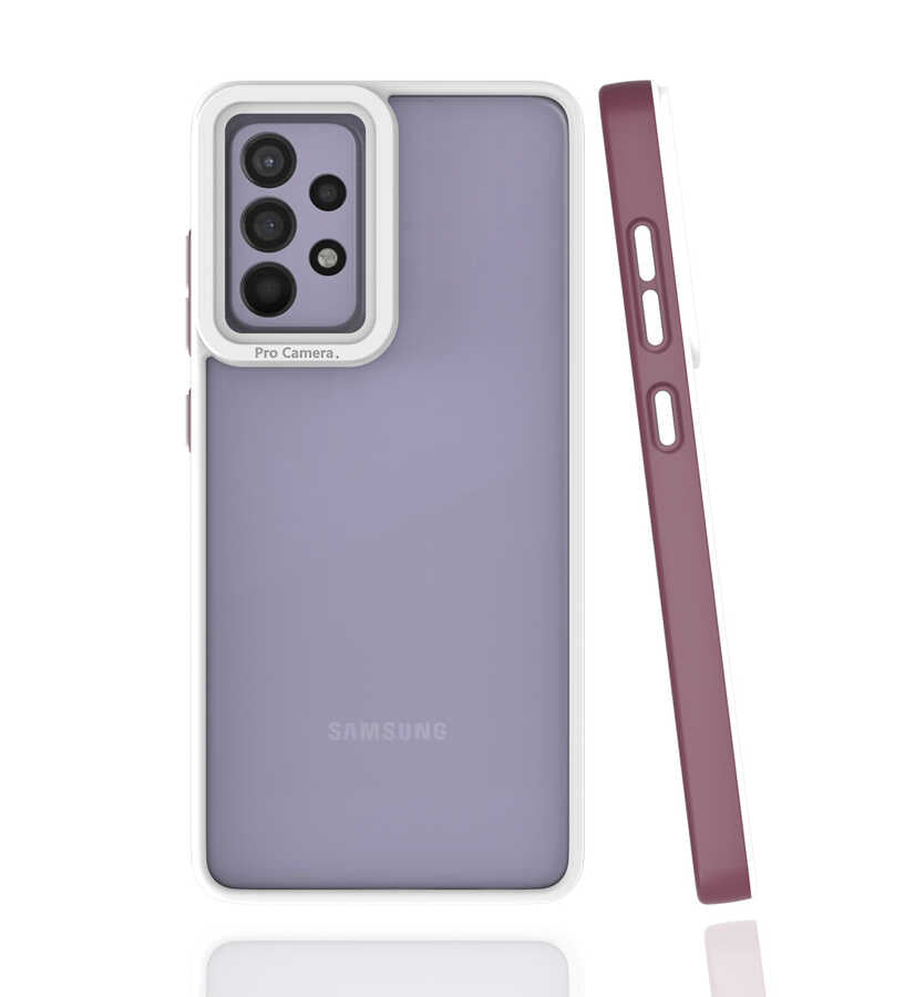 Galaxy A52 Kılıf Zore Mima Kapak Siyah