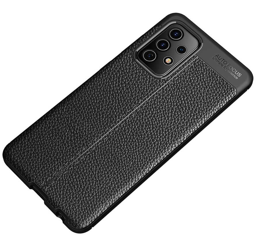 Galaxy A52 Kılıf Zore Niss Silikon Kapak Siyah