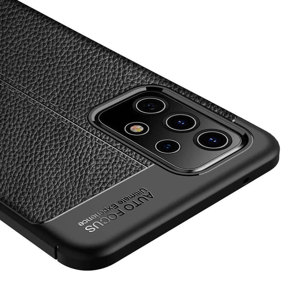 Galaxy A52 Kılıf Zore Niss Silikon Kapak Lacivert