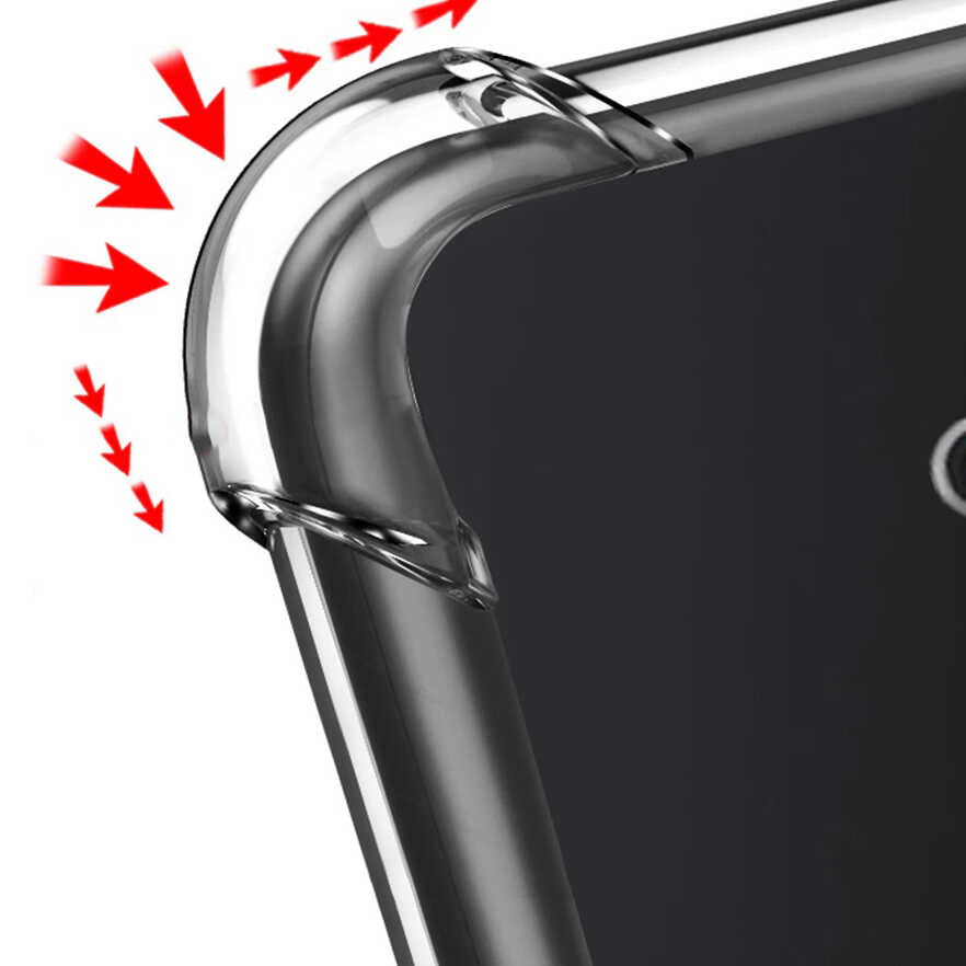 Galaxy A52 Kılıf Zore Nitro Anti Shock Silikon Renksiz