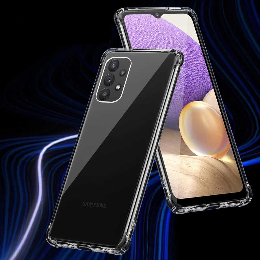 Galaxy A52 Kılıf Zore Nitro Anti Shock Silikon Renksiz