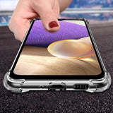 Galaxy A52 Kılıf Zore Nitro Anti Shock Silikon Renksiz