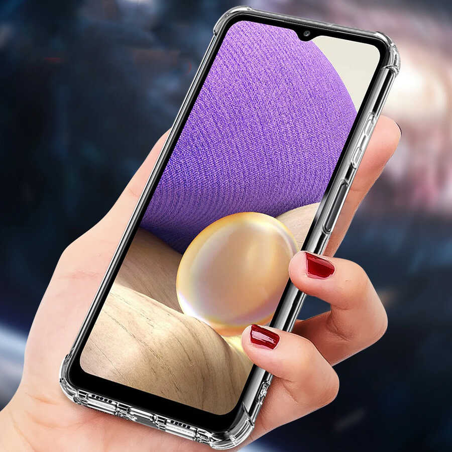 Galaxy A52 Kılıf Zore Nitro Anti Shock Silikon Renksiz