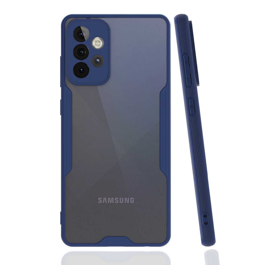 Galaxy A52 Kılıf Zore Parfe Kapak Lacivert