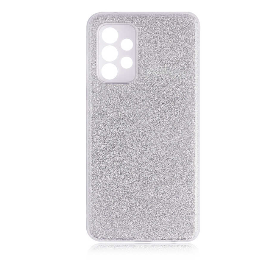 Galaxy A52 Kılıf Zore Shining Silikon Gri