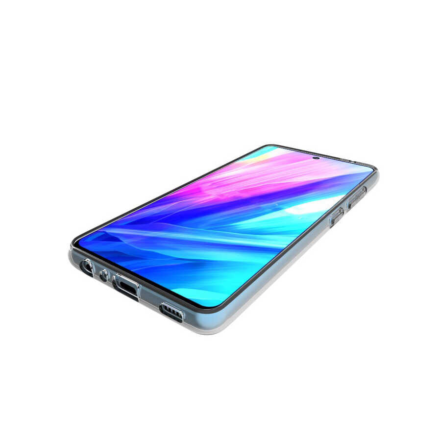 Galaxy A52 Kılıf Zore Süper Silikon Kapak Renksiz