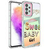 Galaxy A53 5G Kılıf Kamera Korumalı Renkli Desenli Sert Silikon Zore Korn Kapak NO10