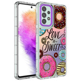 Galaxy A53 5G Kılıf Kamera Korumalı Renkli Desenli Sert Silikon Zore Korn Kapak NO11