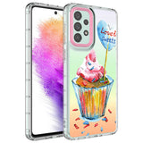 Galaxy A53 5G Kılıf Kamera Korumalı Renkli Desenli Sert Silikon Zore Korn Kapak NO15