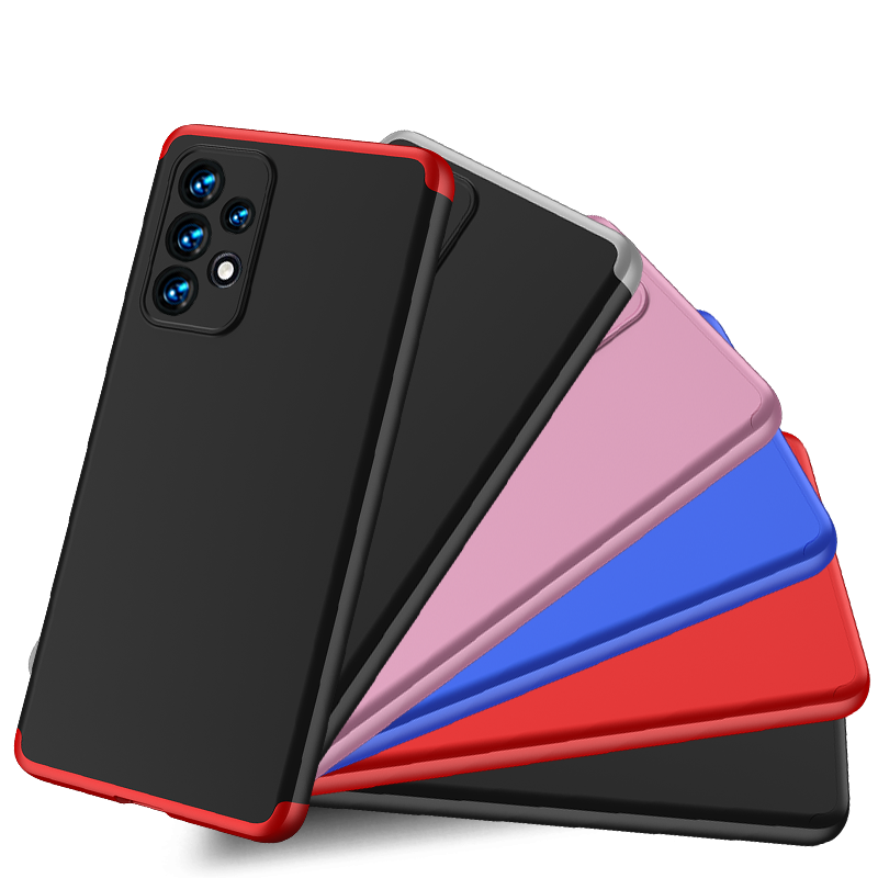 Galaxy A53 5G Kılıf Zore Ays Kapak Siyah-Mavi