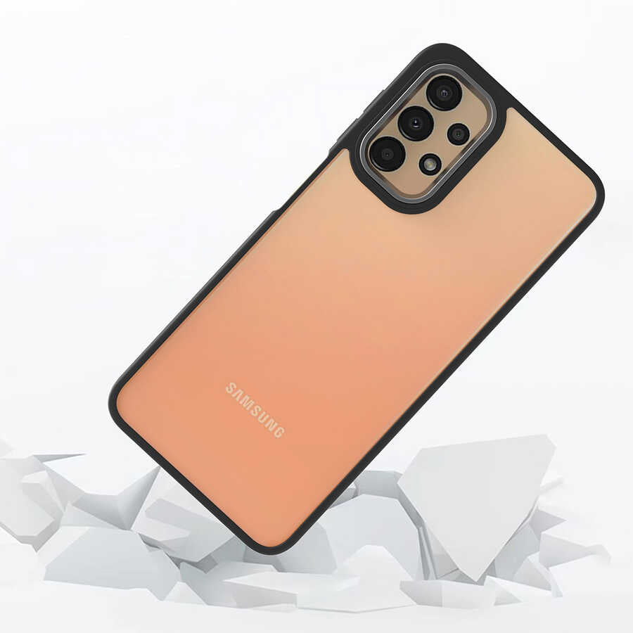 Galaxy A53 5G Kılıf Zore Flora Kapak Rose Gold