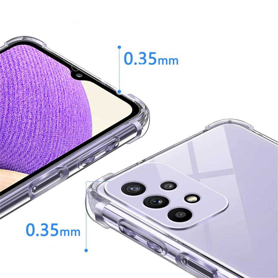 Galaxy A53 5G Kılıf Zore Kamera Korumalı Nitro Anti Shock Silikon Renksiz