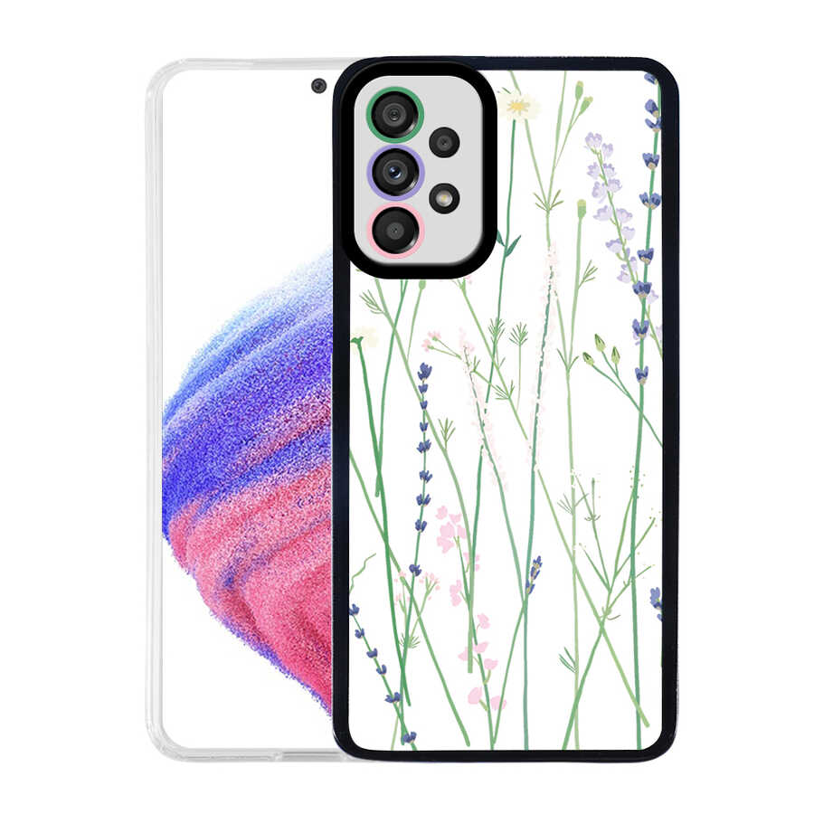 Galaxy A53 5G Kılıf Zore M-Fit Desenli Kapak Flower No4