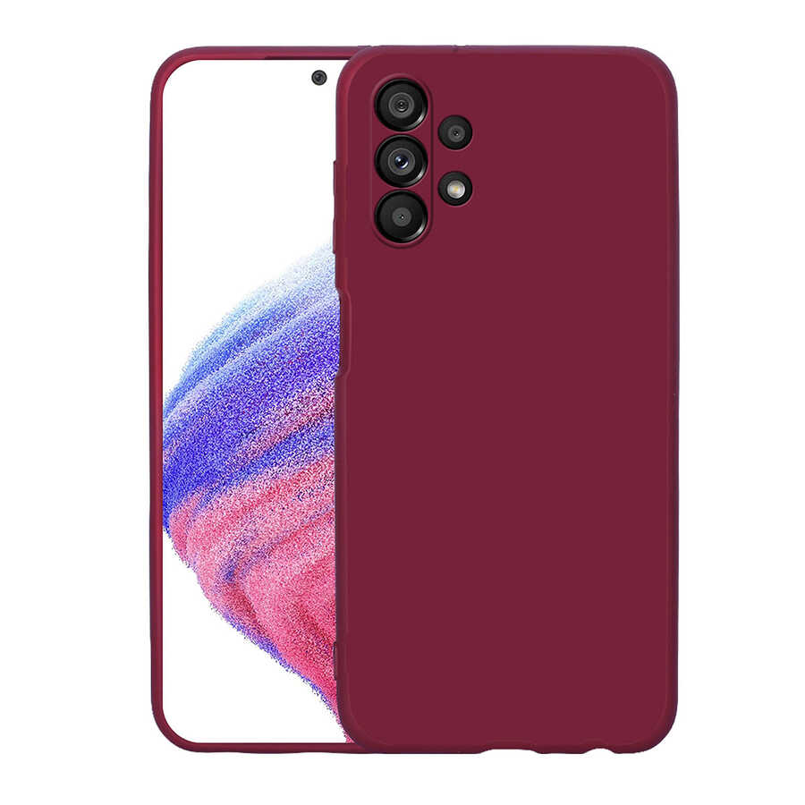 Galaxy A53 5G Kılıf Zore Mara Lansman Kapak Koyu Mor