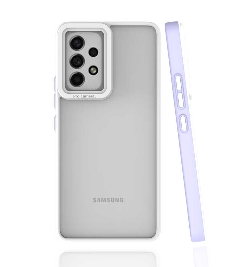 Galaxy A53 5G Kılıf Zore Mima Kapak Mürdüm