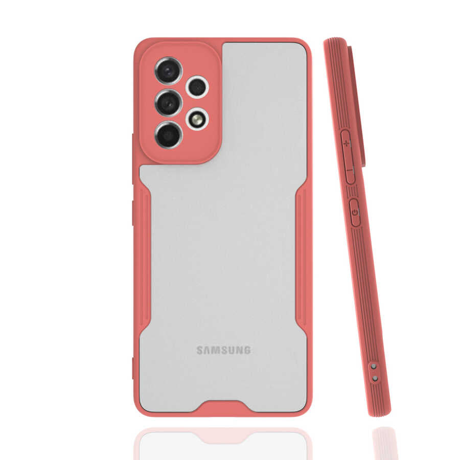 Galaxy A53 5G Kılıf Zore Parfe Kapak Pembe