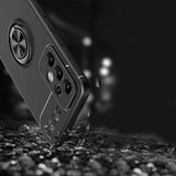Galaxy A53 5G Kılıf Zore Ravel Silikon Kapak Siyah-Kırmızı