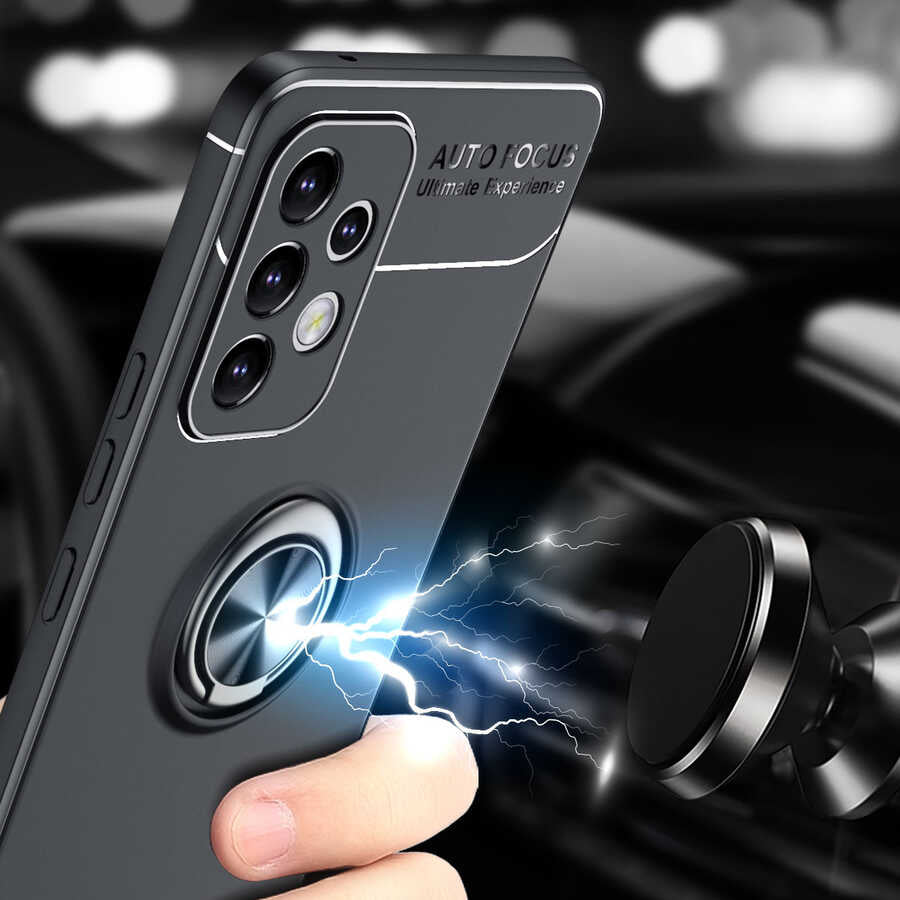 Galaxy A53 5G Kılıf Zore Ravel Silikon Kapak Mavi