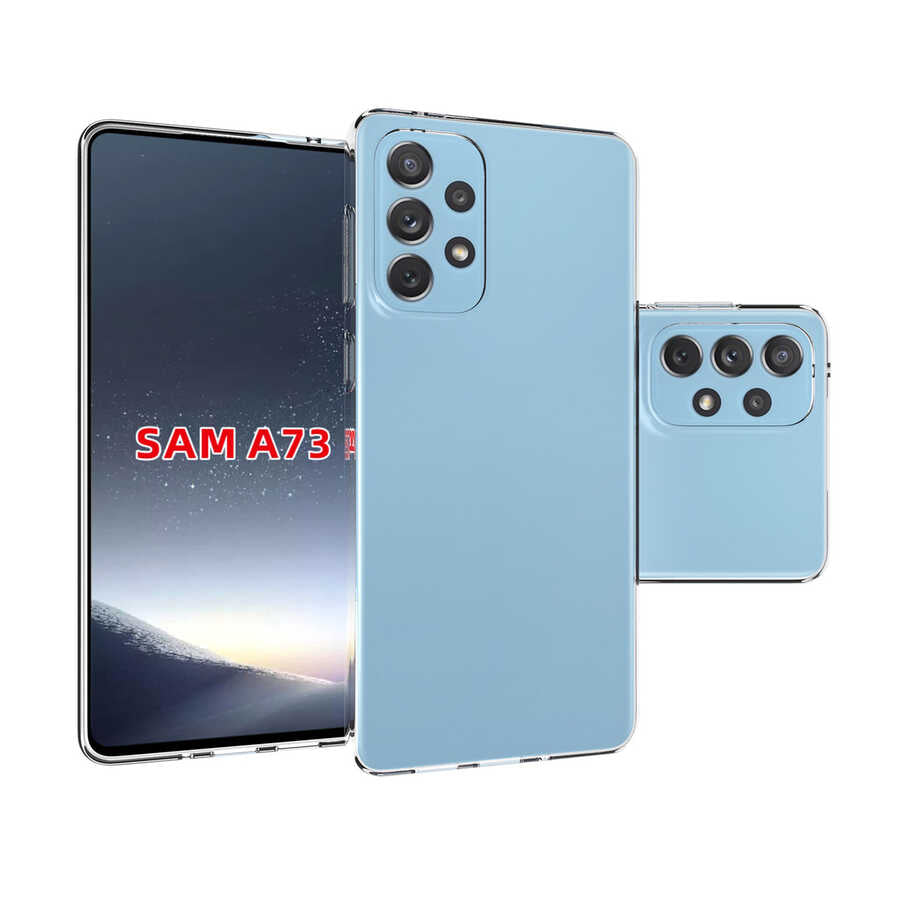 Galaxy A53 5G Kılıf Zore Süper Silikon Kapak Renksiz
