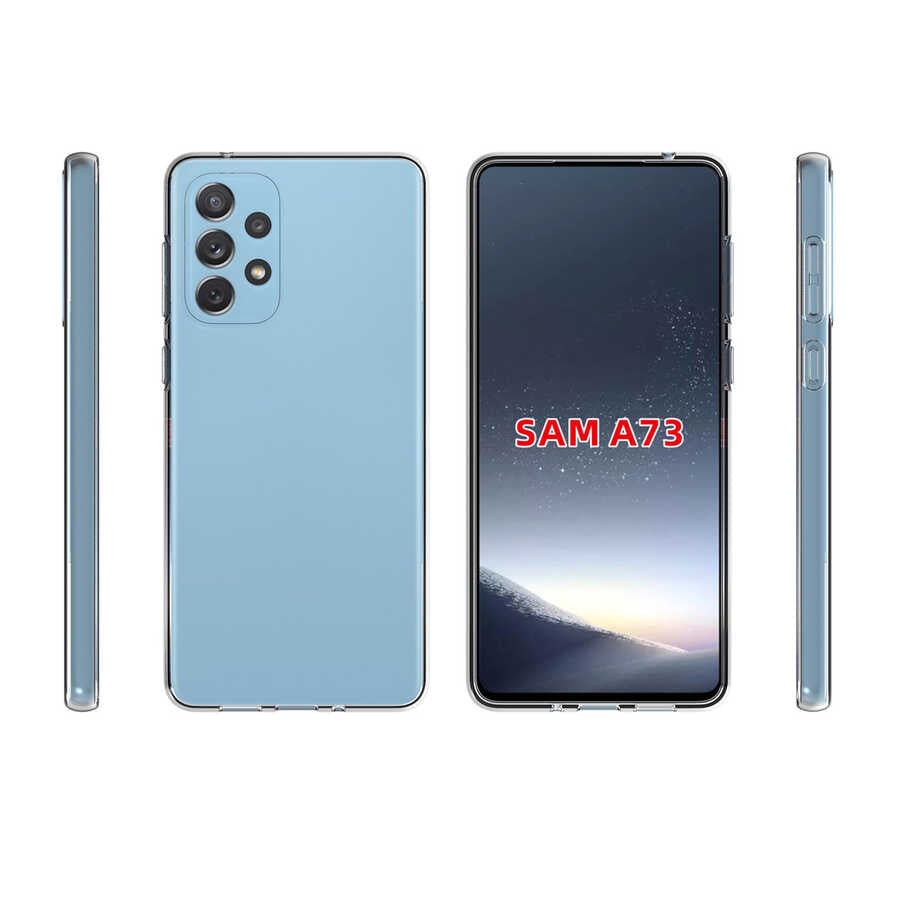 Galaxy A53 5G Kılıf Zore Süper Silikon Kapak Renksiz